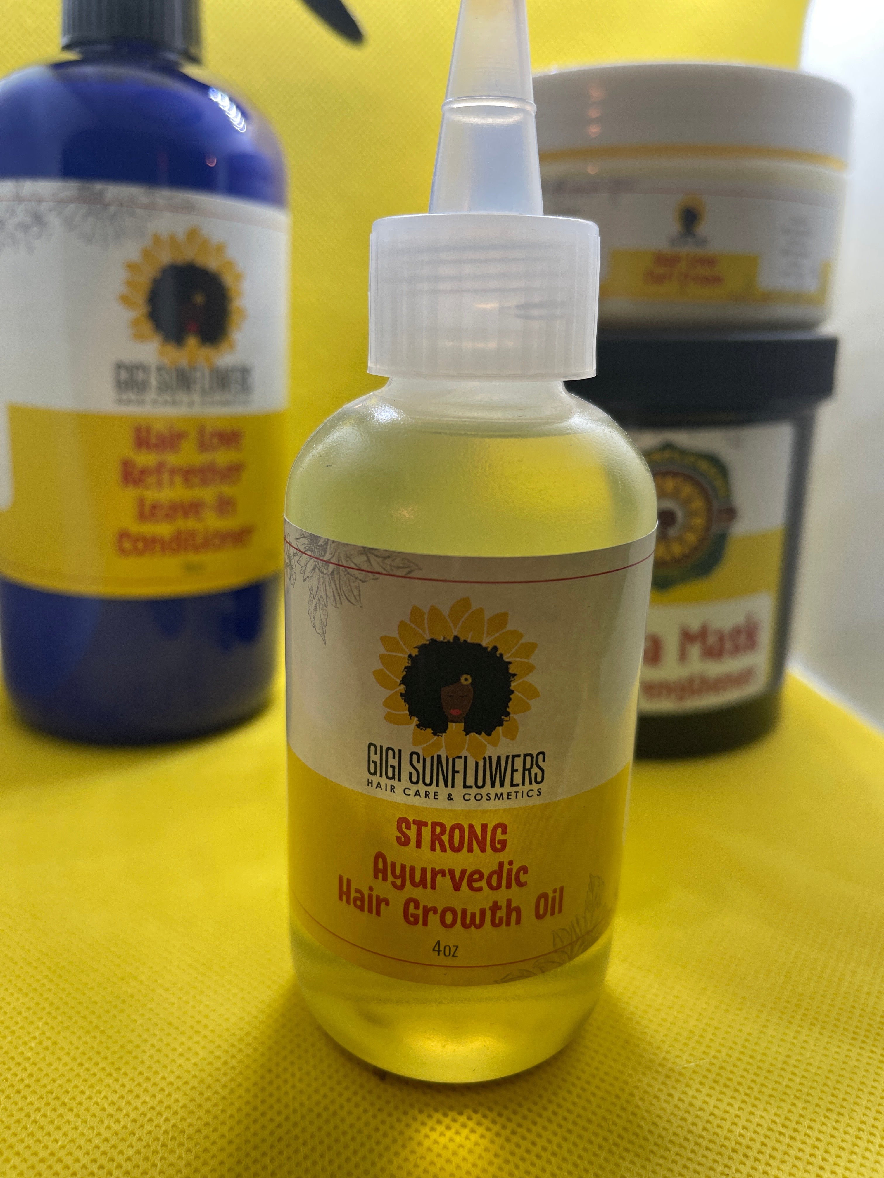 Strong Ayurvedic Hair Growth Oil 1oz Bottle